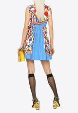 Dolce & Gabbana Carretto Print Mini Dress Multicolor F6ADYT FI5GV HH4KT