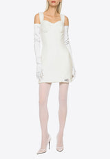 Dolce & Gabbana Kim Terrycloth Mini Dress White F6BHPT HU7OC W0111