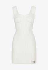 Dolce & Gabbana Kim Terrycloth Mini Dress White F6BHPT HU7OC W0111