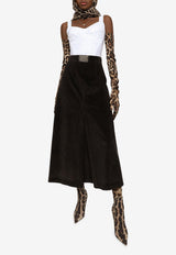 Dolce & Gabbana Lace Bustier Corset Top F7T19T G9798 W0800 White