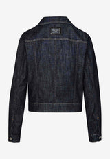 Dolce & Gabbana Logo-Plate Denim Jacket F9N73D G8KQ3 S9001
