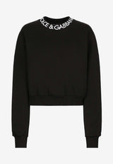 Dolce & Gabbana Logo-Embroidered Pullover Sweatshirt F9R50Z GDB6B N0000