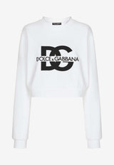 Dolce & Gabbana Logo-Embroidered Pullover Sweatshirt F9R55Z GDB7B W0800