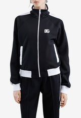 Dolce & Gabbana DG Logo Zip-Up Sweatshirt Black F9S53Z GDCX7 N0000