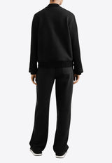 Dolce & Gabbana Embellished DG Logo Bomber Jacket Black F9S54Z GDCXX N0000