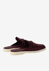 Babouche Charms Walk Suede Loafers
