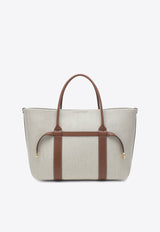 Loro Piana Large Ghiera Tote Bag Natural FAO7475CO/S_LORO-B4NE