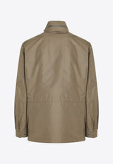 Loro Piana Traveller High-Neck Field Jacket Beige FAP2835PL/R_LORO-D0D5