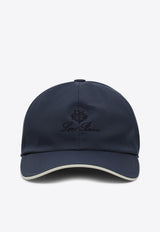 Loro Piana Logo Embroidered Baseball Cap Blue FAP9958NY/S_LORO-B1MM