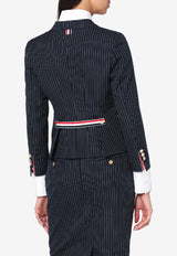 Thom Browne Pinstripe Wool Blazer Blue FBC946AF0932/R_THOMB-415