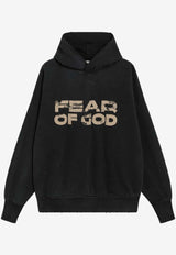 Fear Of God Logo Print Hooded Sweatshirt Black FG25FW12-12102BHF/R_FEARG-001