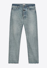 Fear Of God Washed Wide-Leg Jeans Blue FGE240-408DNM/Q_FEARG-436