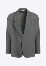 Fear Of God Single-Breasted Wool Blend Blazer Gray FGE260-6003OXF/Q_FEARG-065