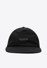 Fear Of God Logo Label Baseball Cap Black FGE270-031PON/Q_FEARG-001