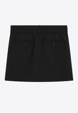 Sportmax Fify Mini Wool Skirt Black FIFYCO/R_SPORM-003