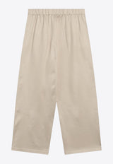 Max Mara Filovia Silk-Blend Pants Beige FILOVIACO/R_MAXM-003