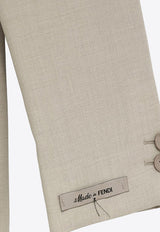 Fendi Single-Breasted Wool Blazer FJ0798AR8T/O_FENDI-F1MTE