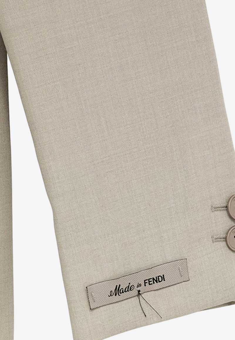 Fendi Single-Breasted Wool Blazer FJ0798AR8T/O_FENDI-F1MTE
