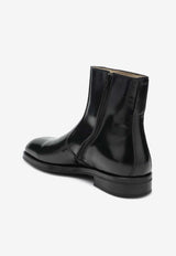 Lemaire Leather Ankle Boots Black FO0236LL0157/R_LEMAI-BK999