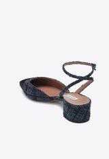 Aquazzura French Flirt 35 Denim Pumps Blue FRLMIDP0AWG/Q_AQUA-DJB