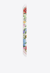 Dolce & Gabbana Floral Print Twill Headscarf Multicolor FS215A GDCV8 HD5KU
