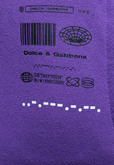 Dolce & Gabbana Printed Track Shorts Purple FT003T G7K6Y F0392