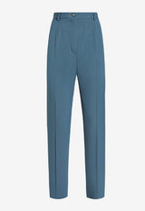 Dolce & Gabbana Wool Tailored Pants Blue FTAM2T GDDPS B0904