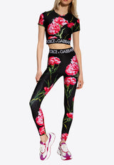 Dolce & Gabbana Floral Print Leggings Multicolor FTB5TT FPG9U HN3QF