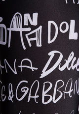 Dolce & Gabbana All-Over Print Leggings Black FTB5TT FSGXL HNSFW