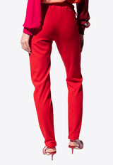 Dolce & Gabbana DG Logo Tapered Pants Red FTB7KT GDO95 R0367