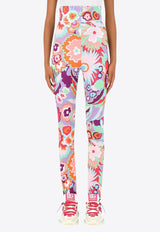 Dolce & Gabbana High-Waist Floral Leggings Multicolor FTB86T FSGZC HH3JV