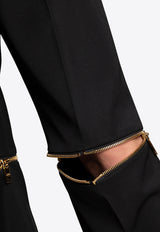 Dolce & Gabbana Cut-Out Straight-Leg Pants Black FTB9UT FU208 N0000