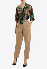 Dolce & Gabbana Straight-Leg Pants Beige FTBVBT FUFJ9 M0263