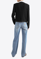 Dolce & Gabbana Logo Plaque Straight Jeans Denim FTC8CD G8MB2 S9001