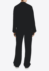 Dolce & Gabbana Embellished DG Logo Drawstring Track Pants Black FTC91Z GDCXW N0000