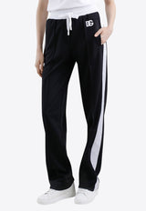 Dolce & Gabbana DG Logo Drawstring Track Pants Black FTC94Z GDCX8 N0000