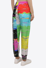 Dolce & Gabbana Abstract-Print Track Pants Multicolor FTCB4T FHMHW HH3FI