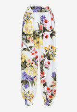 Dolce & Gabbana Garden Print Balloon Pants FTCJ5T HS5Q1 HA4YB Multicolor