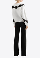 Dolce & Gabbana Milano Rib Flared Pants Black FTCPZT FUGN7 N0000