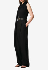 AMI PARIS Sleeveless Lavalliere Top Black FTP827.JE0223_BLACK