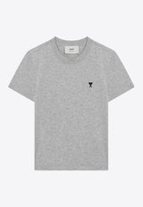 AMI PARIS Ami De Coeur Crewneck T-shirt Gray FTS347724/R_AMI-0951