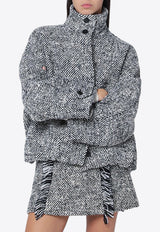 Patterned Wool-Blend Jacket