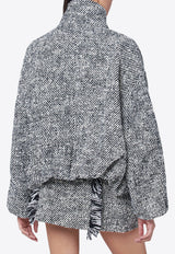 Patterned Wool-Blend Jacket