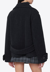 Double-Breasted Wool Coat