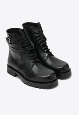 Leather Combat Boots