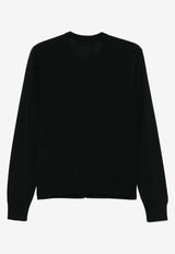 Dolce & Gabbana DG Buttons Wool Cardigan Black FXV05Z JCVXF N0000