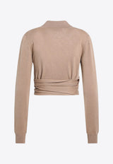 Dolce & Gabbana Cashmere Knit Cropped Top Beige FXVB4TJBW0Q/R_DOLCE-M0172
