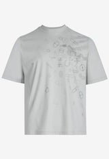 Fragments Equestre Print T-shirt