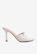 Gianvito Rossi Ascent 85 Mules G10037 85LAC VITBIAN CALF WHITE