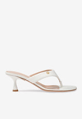 Gianvito Rossi Ascent 55 Thong Mules G10057 55LAC NAPBIAN NAPPA WHITE
